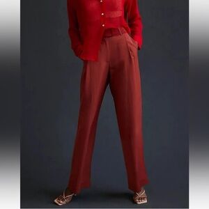 Anthropologie Tiny Noreen Wide Leg Trouser Pants Size 10 NWT Casual classic